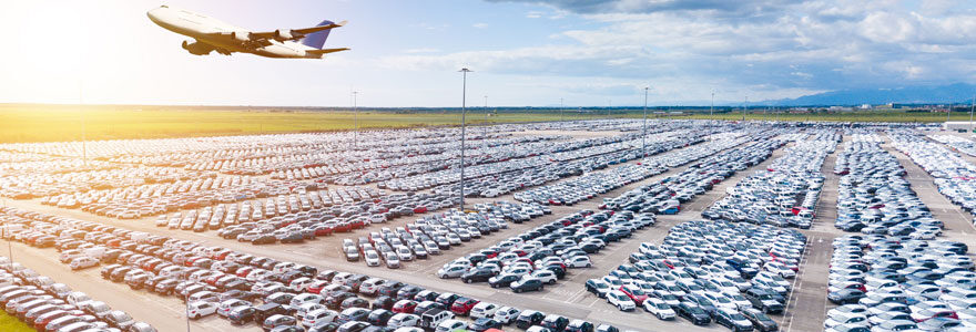 parking près de l'aéroport